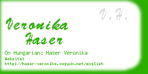 veronika haser business card